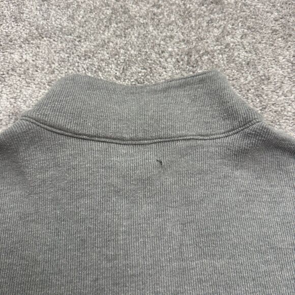 Champion Elite Oregon Ducks 1/4 Zip Pullover Sweatshirt Mens Small Gray NCAA - Picture 5 of 16